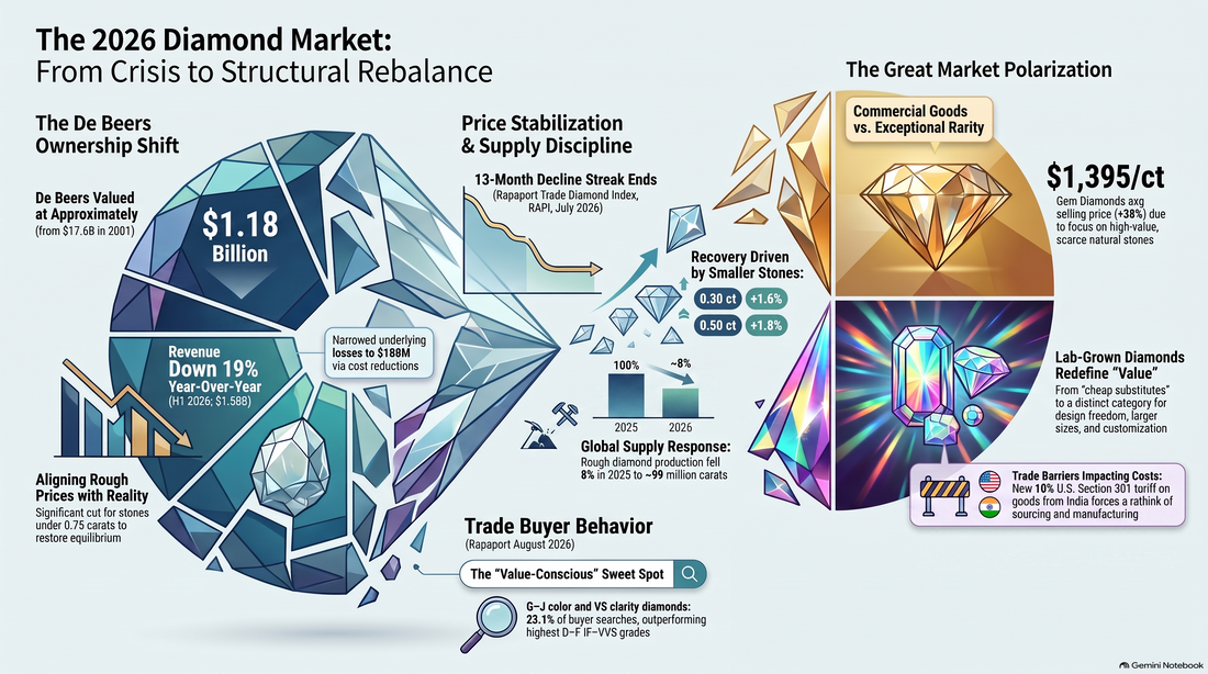 The Diamond Market in 2026: What July’s Biggest Industry Developments Really Mean