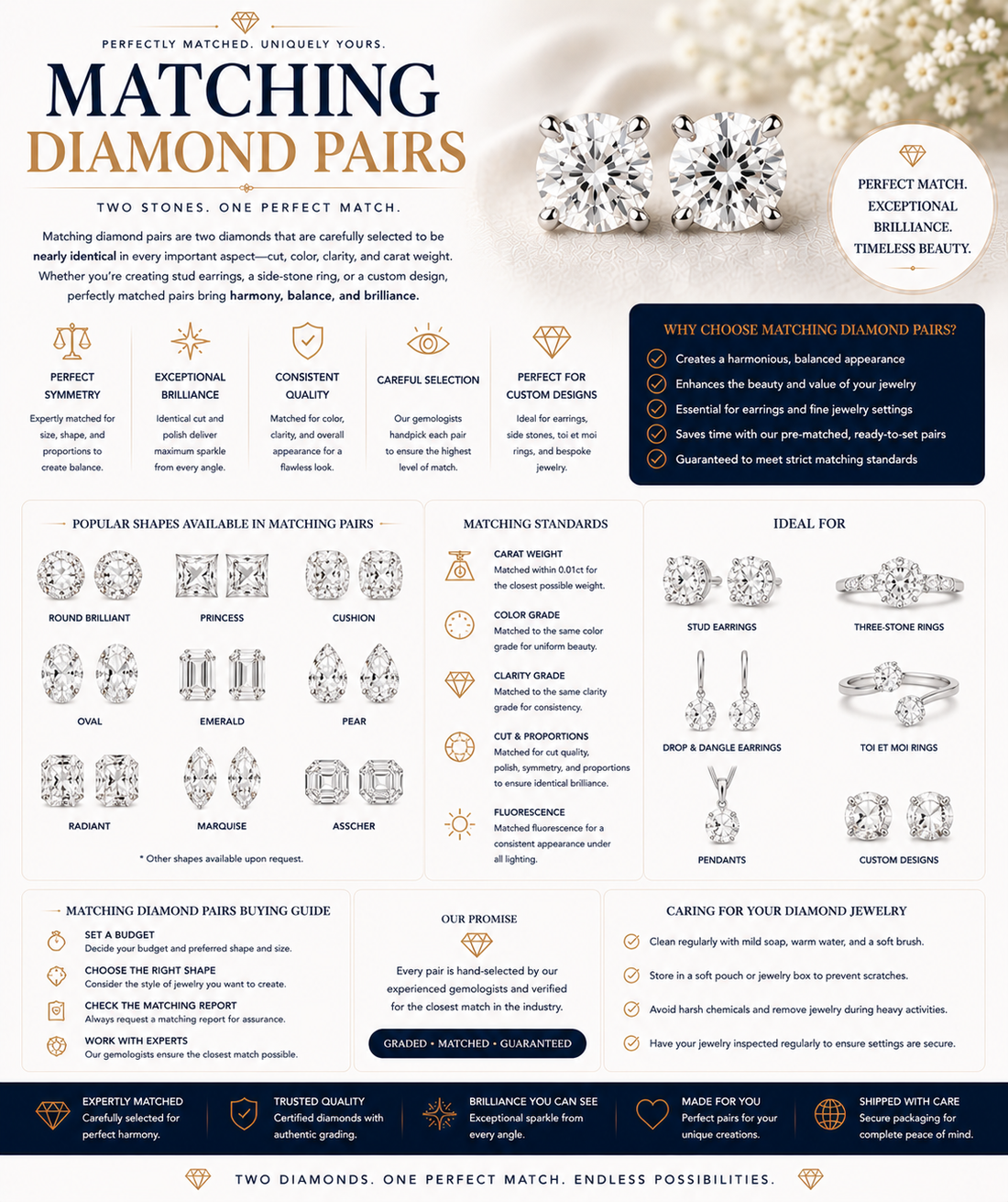 Matching Diamond Pairs