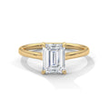 Emerald Cut Solitaire Engagement Ring