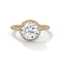 Round Halo Engagement Ring