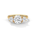 Three-Stone Round Diamond Engagement Ring