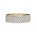 Multi-Row Micro-Pavé Round Lab-Grown Diamond Eternity Band 1.81 CT