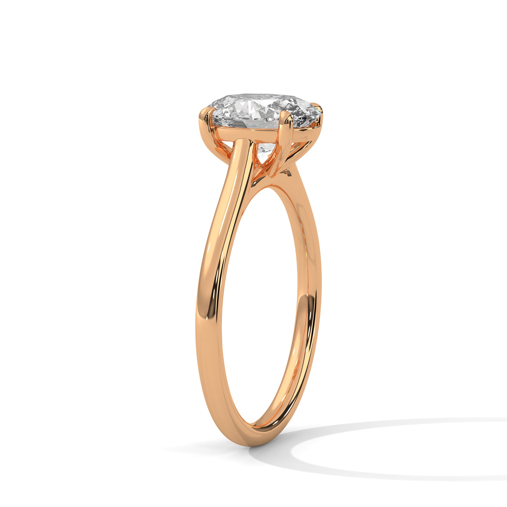 Oval Solitaire Engagement Ring