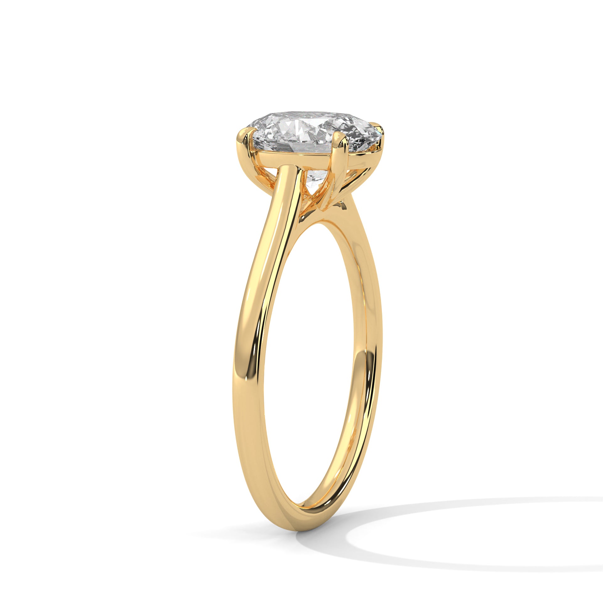 Oval Solitaire Engagement Ring