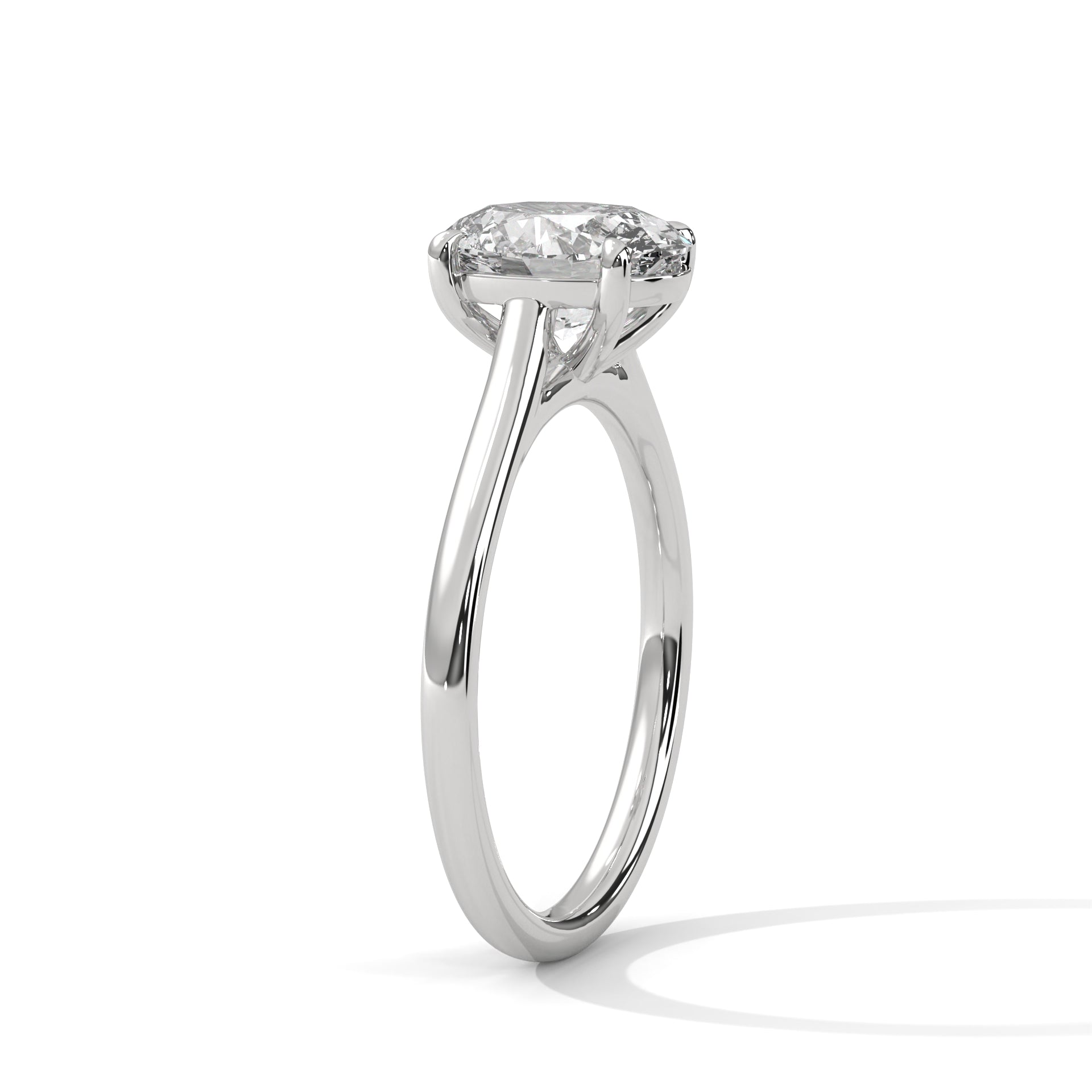 Oval Solitaire Engagement Ring