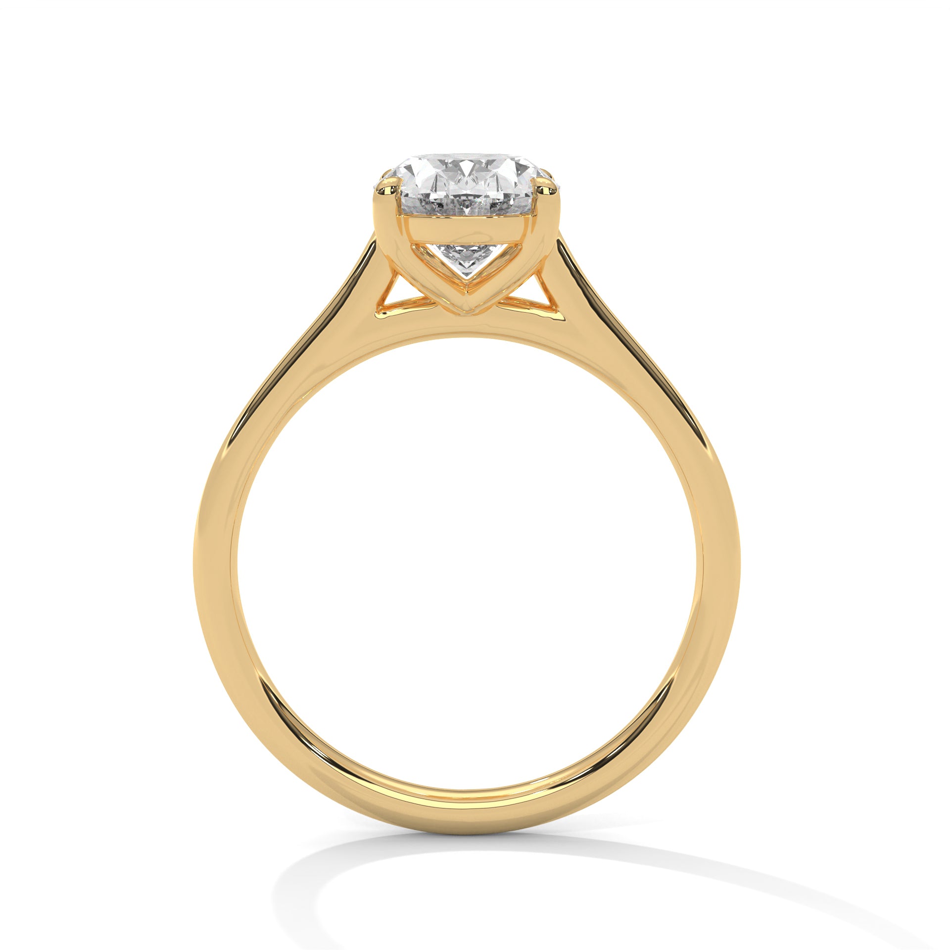 Oval Solitaire Engagement Ring