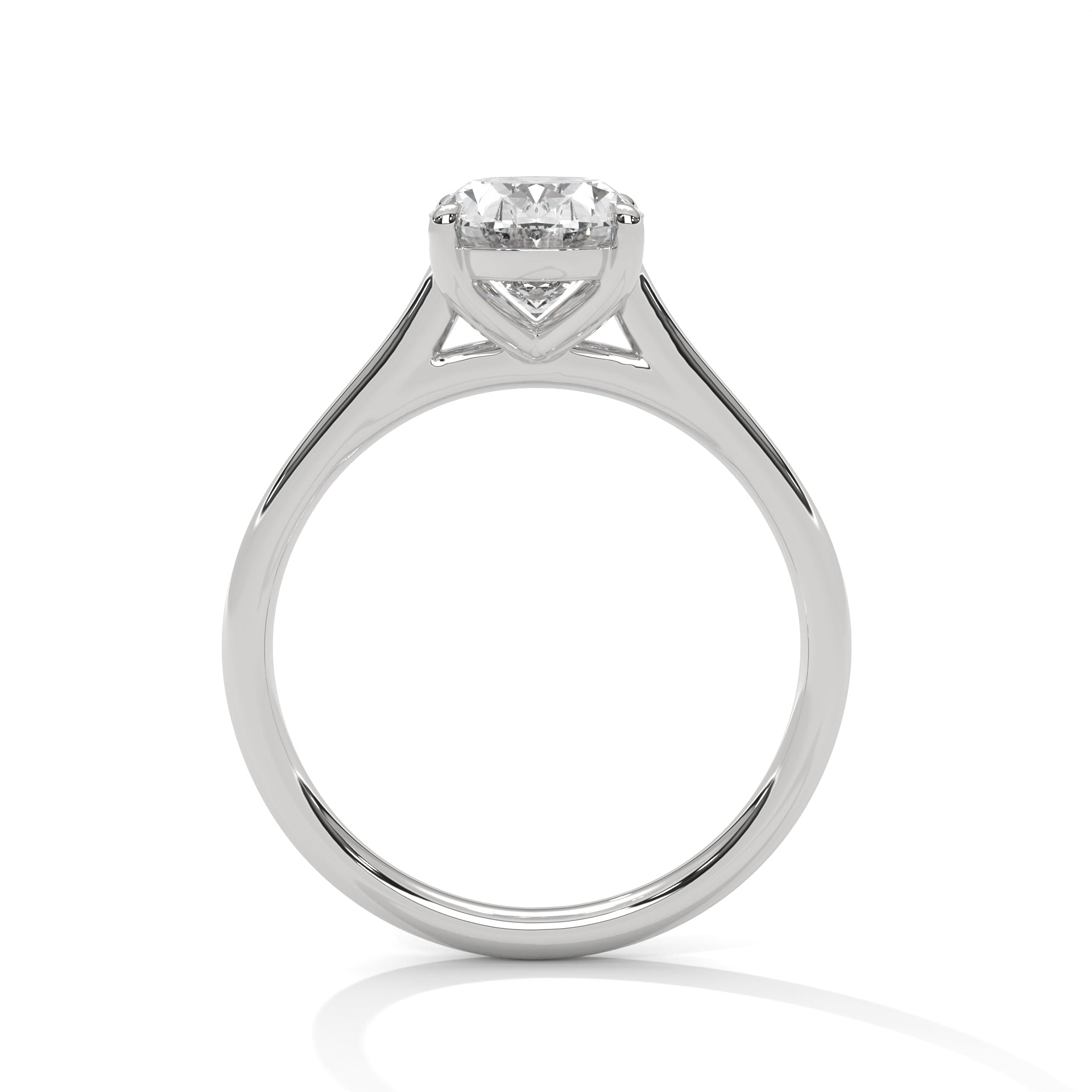 Oval Solitaire Engagement Ring