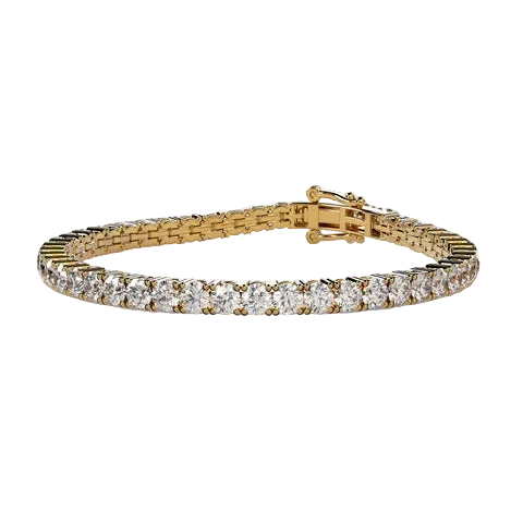 Round Lab Diamond Tennis Bracelet 11 CT