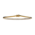 Round Lab Diamond Tennis Bracelet